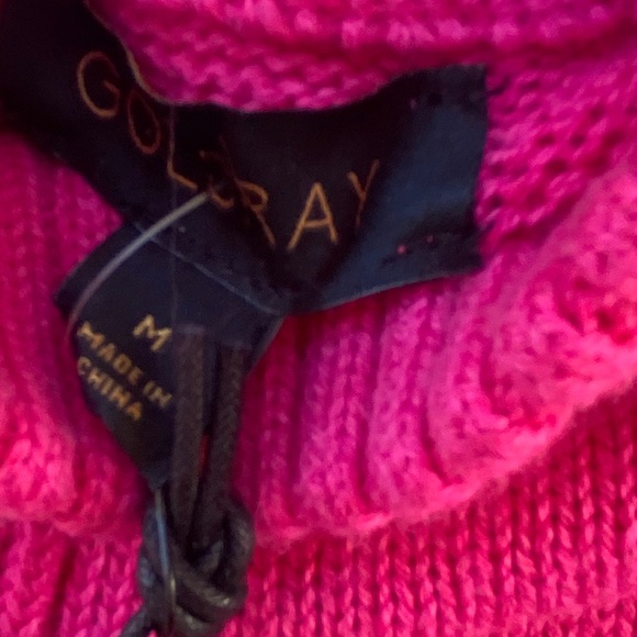 NWT GOLD RAY pink sweater regular - Picture 5 of 7